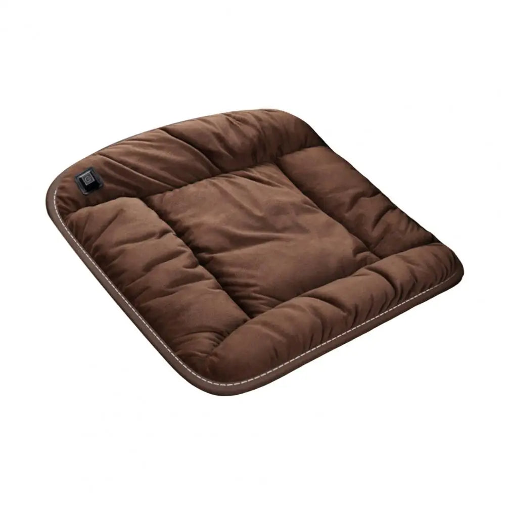 Car Heated Seat Cushion Wear Resistant Seat Mat Fast Heating USB Powered Temperature Adjustable Auto-Off Electric Heating Pad